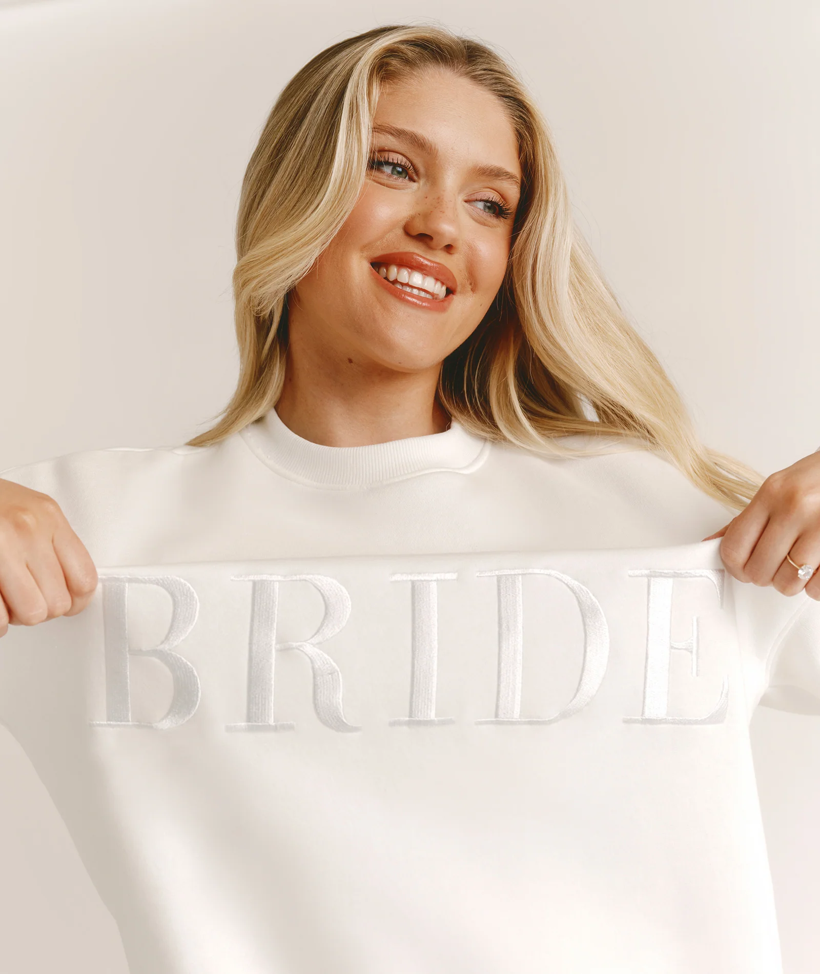 Bride Statement Sweatshirt - White - Image 3