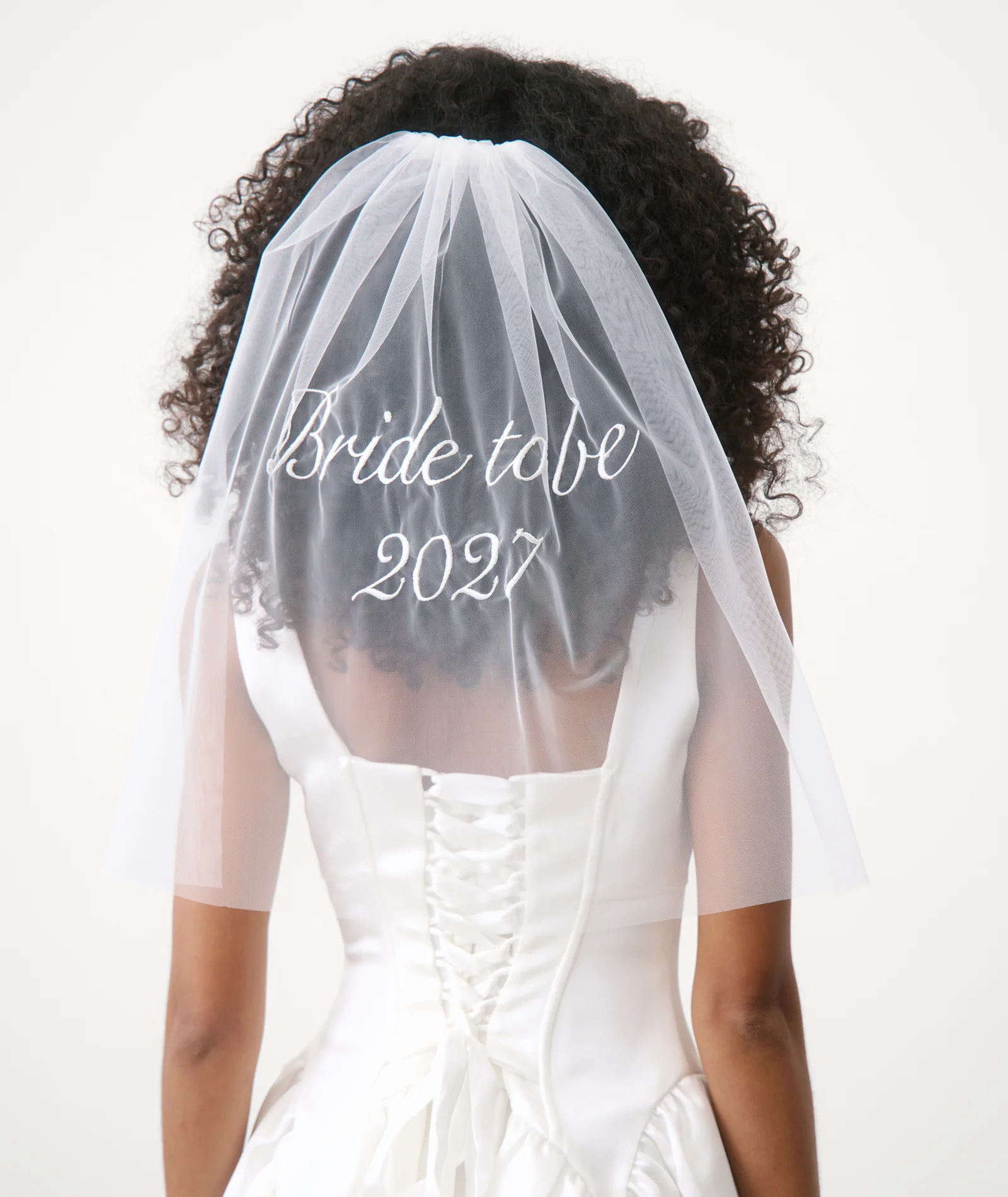 Bride To Be 2027 Tulle Veil