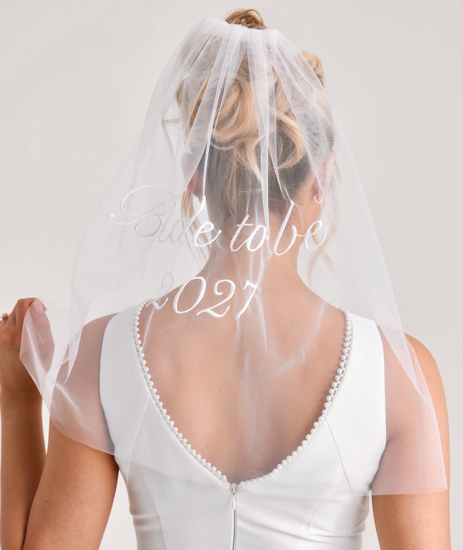 Bride To Be 2027 Tulle Veil - Image 5