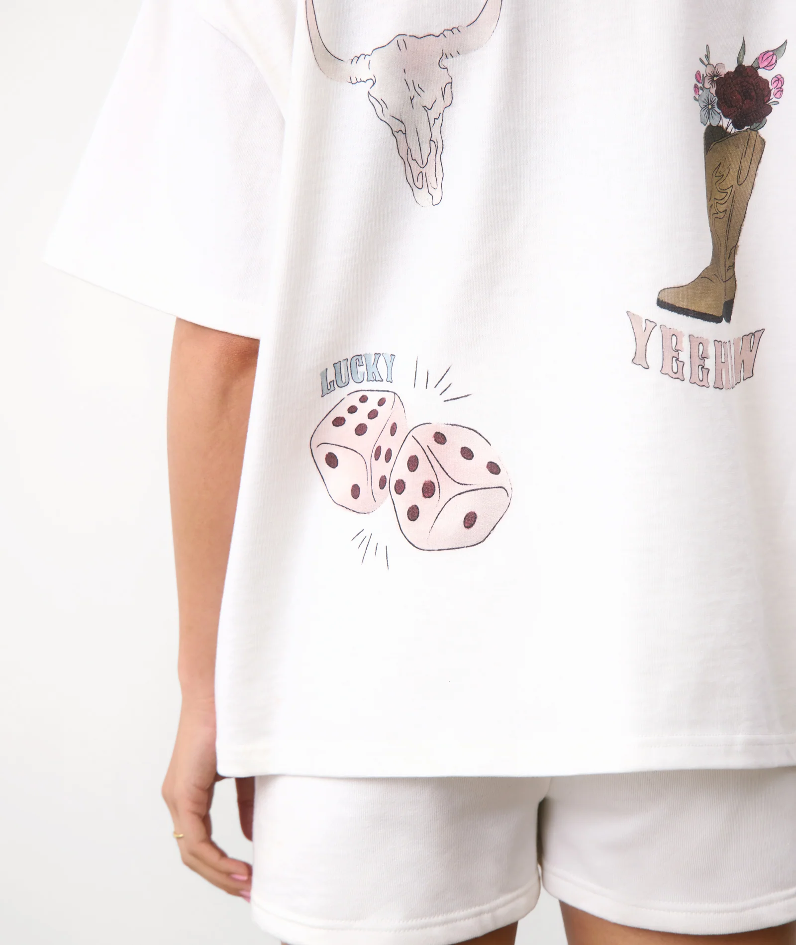 Last Rodeo Wifey Graphic Tee - White - Image 5