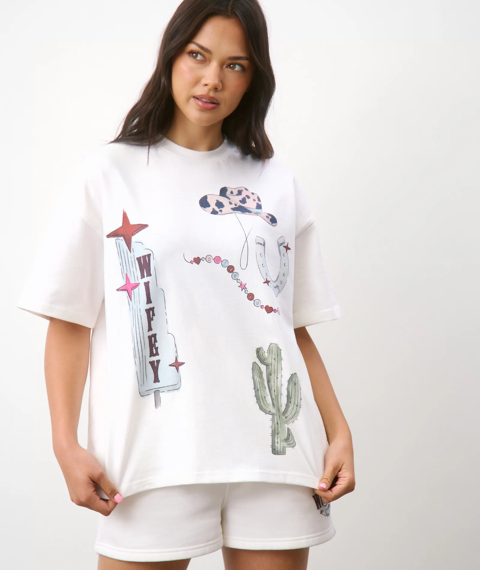 Last Rodeo Wifey Graphic Tee - White - Image 7