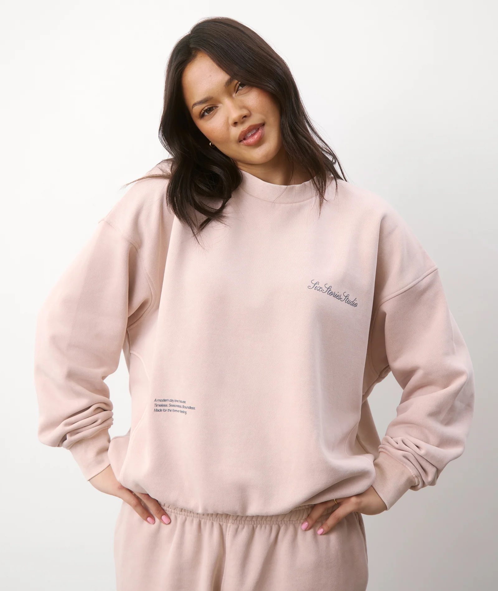 Newly Wed Sweatshirt - Pale Pink - Image 2