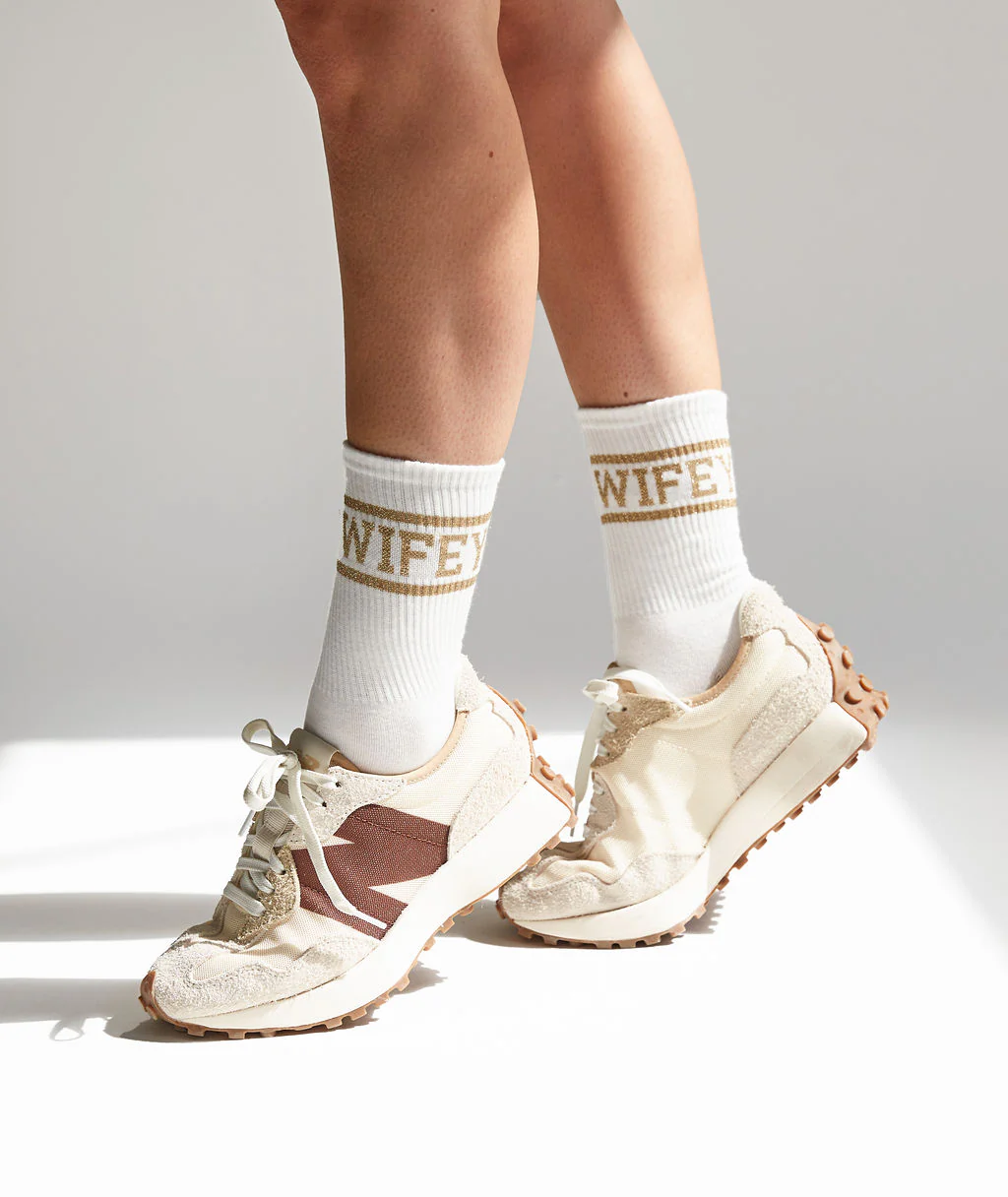 Wifey Socks - Gold - Image 4